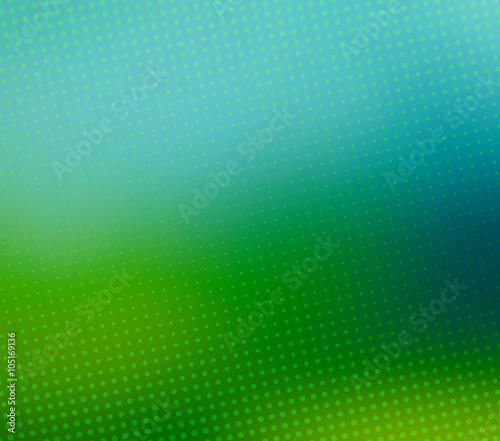 Green blurred halftone vector background