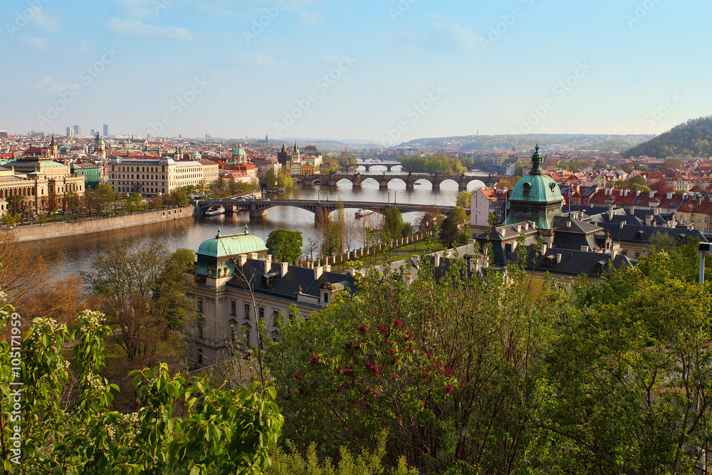 bridges on the Vltava river