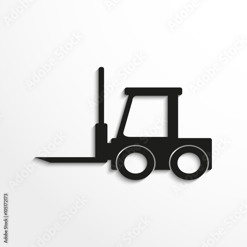 The loader. Vector icon.