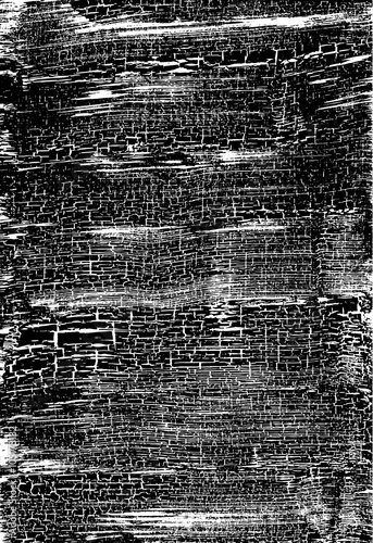 Cracked Grunge Texture. Weathered Messy Background. Black And Wh