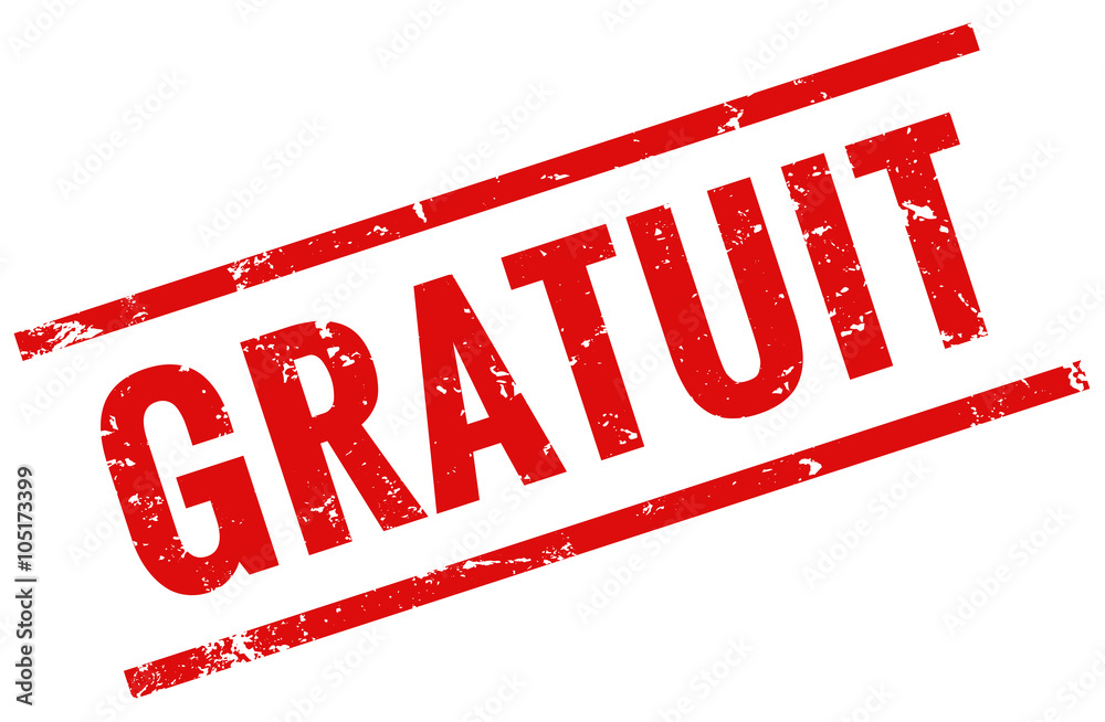 Gratuit timbre rouge vecteur libre