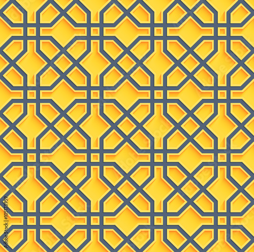 Seamless oriental pattern. Vector background 