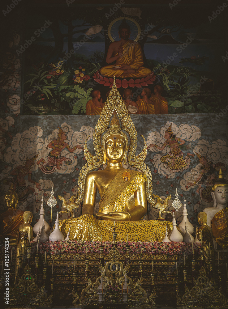 Obraz premium Wat Phra That Cho Hae Temple in Phrae at Thailand