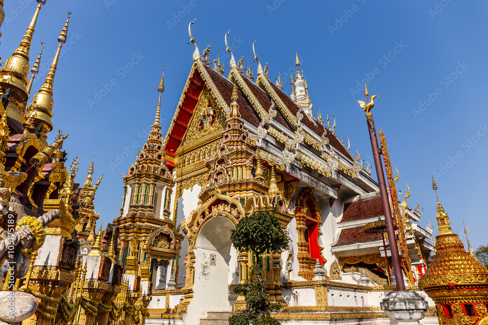 wat phra that suthon mongkol khiri Temple in Phrae at Thailand