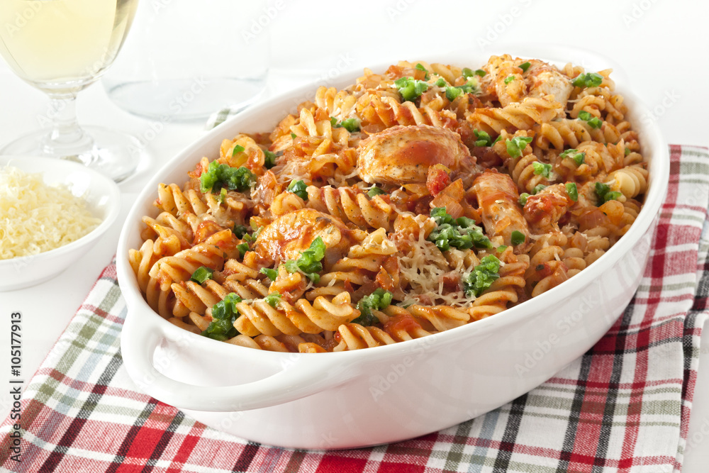 Pasta Bake with Chicken Pasta Bake with Chicken