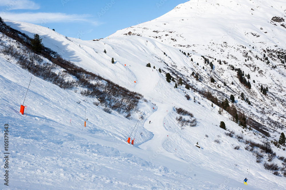 General view of the ski area Mayrhofen - Zillertal, Austria General view of the ski area Mayrhofen - Zillertal, Austria
