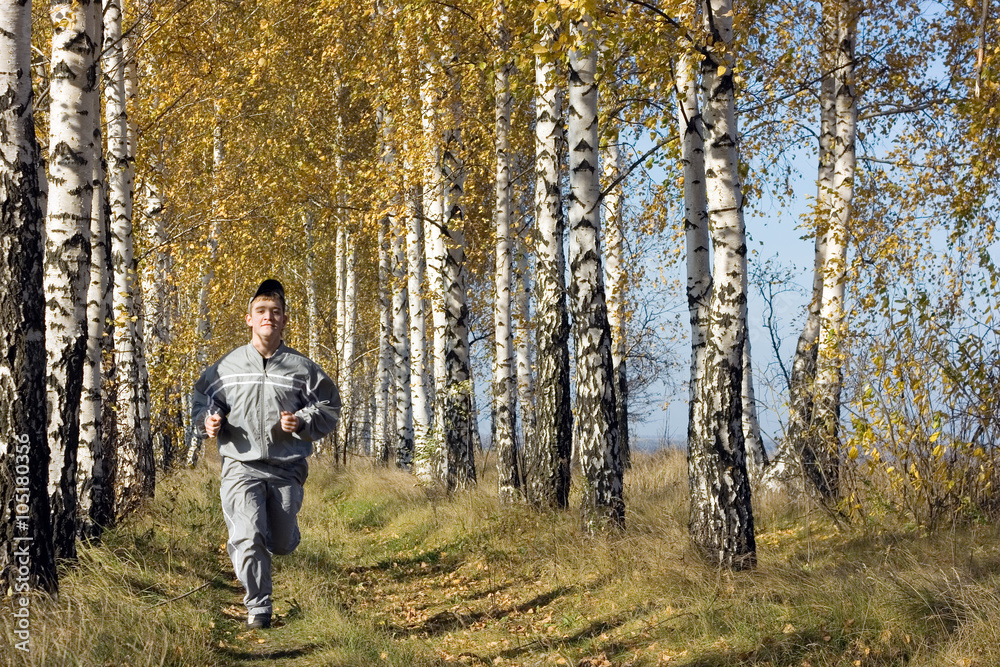 Autumn jog Autumn jog