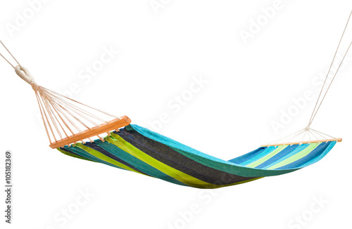 hammock isolated on white photo