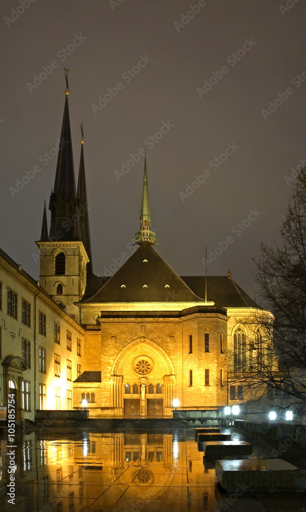 Notre-Dame Cathedral in Luxembourg city