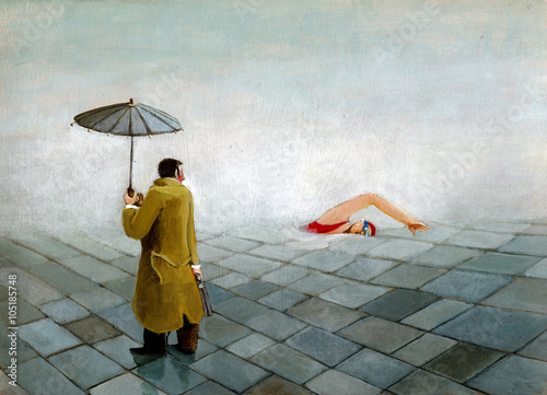 rainy day surrealism