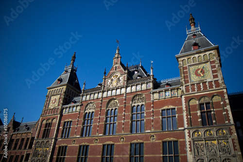 main train station of Amsterdam © Tomtsya