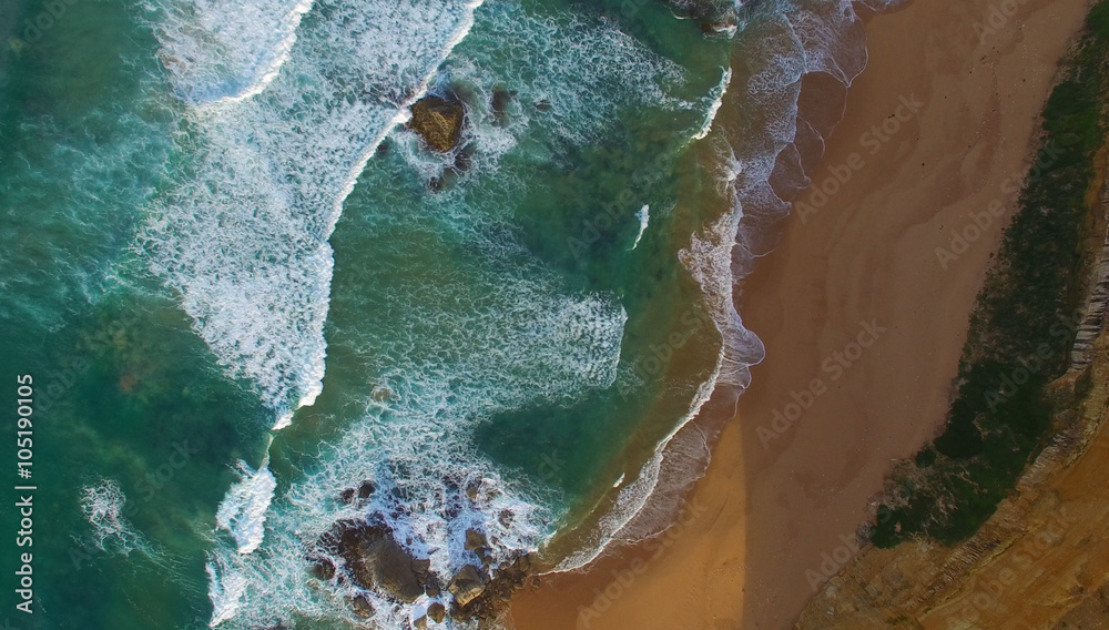 Bird's eye view of Twelve Apostles, Port Campbell, Australia Bird's eye view of Twelve Apostles, Port Campbell, Australia