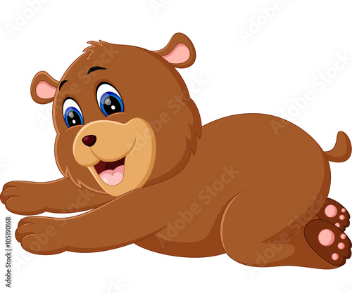 illustration of Cute bear cartoon