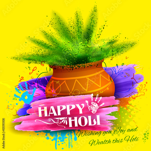 Happy Holi Background