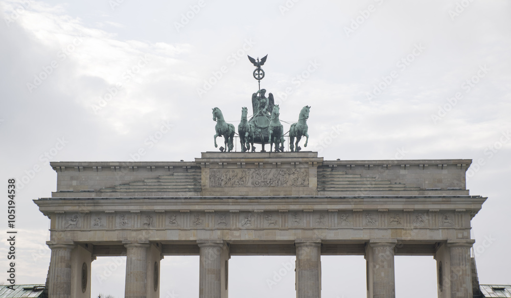 Obraz premium Berlín - Puerta de Branderburgo