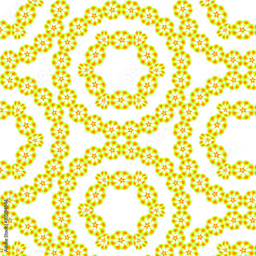 Beautiful background of seamless floral pattern
