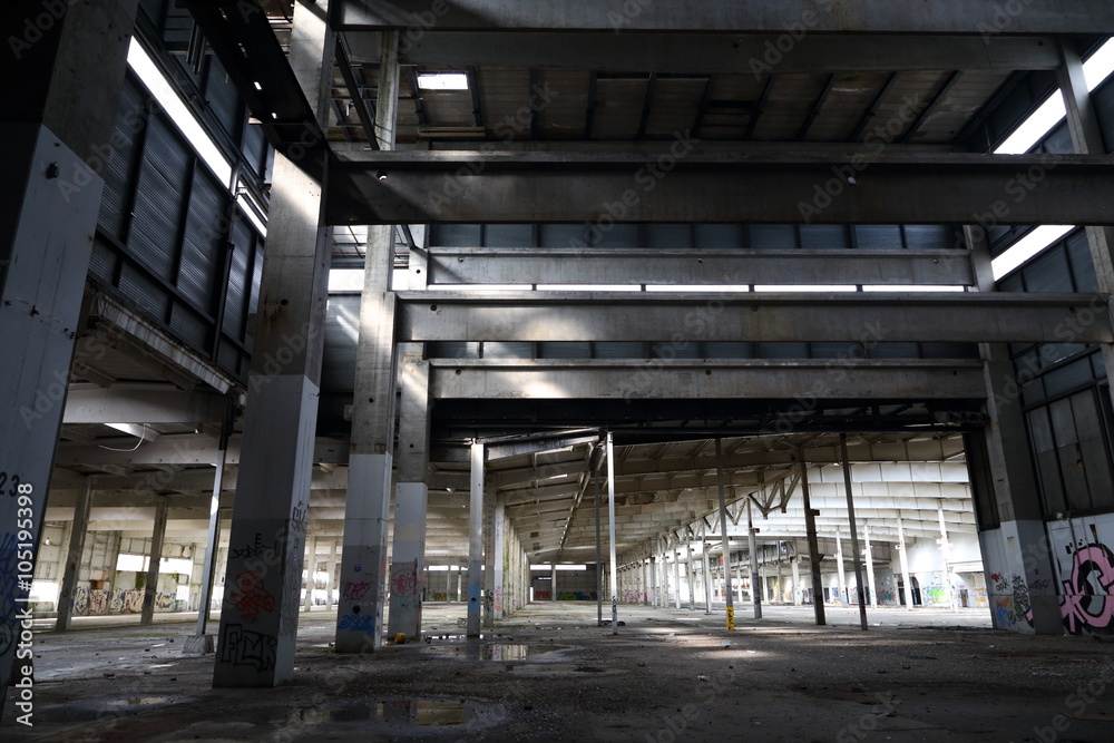 abandoned factory - Alte Linde-Fabrik in Mainz-Kostheim. März 2016.