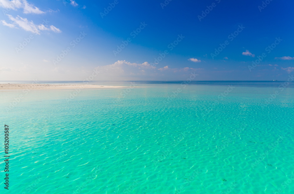 Fototapeta premium Maldives, tropical sea background 3!