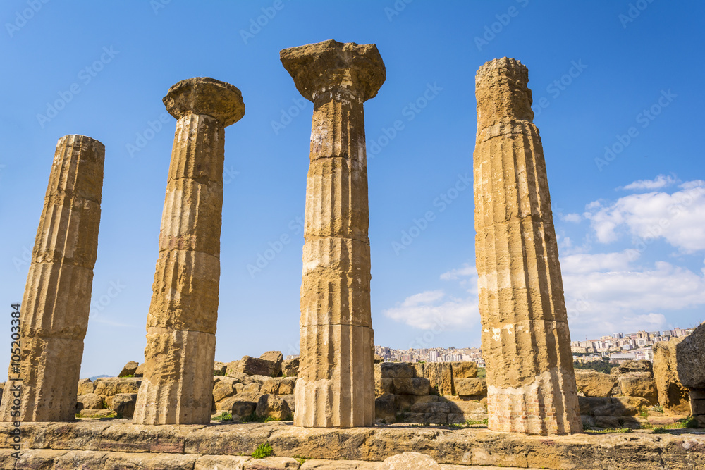 Agrigento - Sicily, Italy, Sicily, Italy: Temple of Hercule…