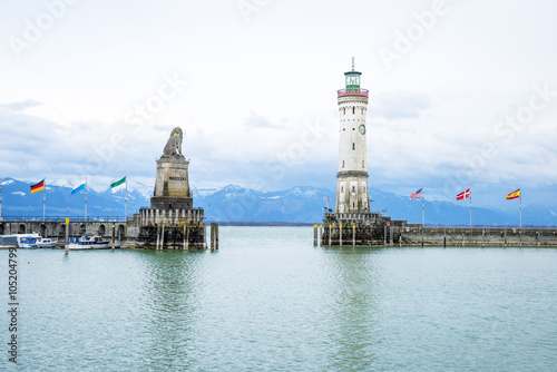 Lindau,An image of the beautiful Lake Constance