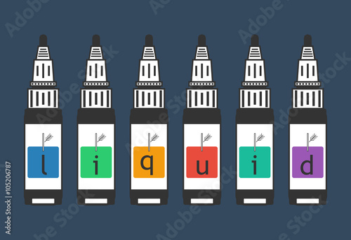 liquid for electronic cigarette vaping