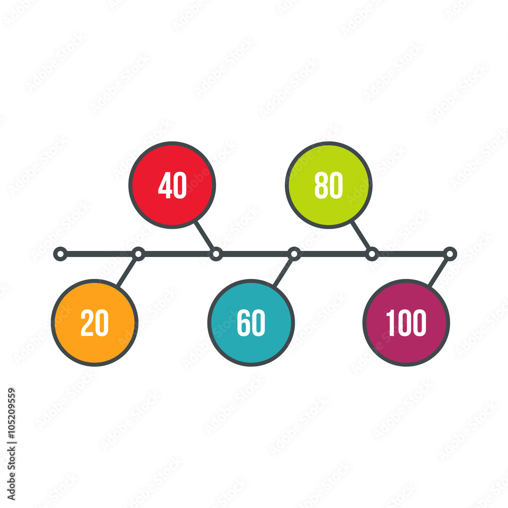 Flowchart diagram, scheme icon, flat style Flowchart diagram, scheme icon, flat style