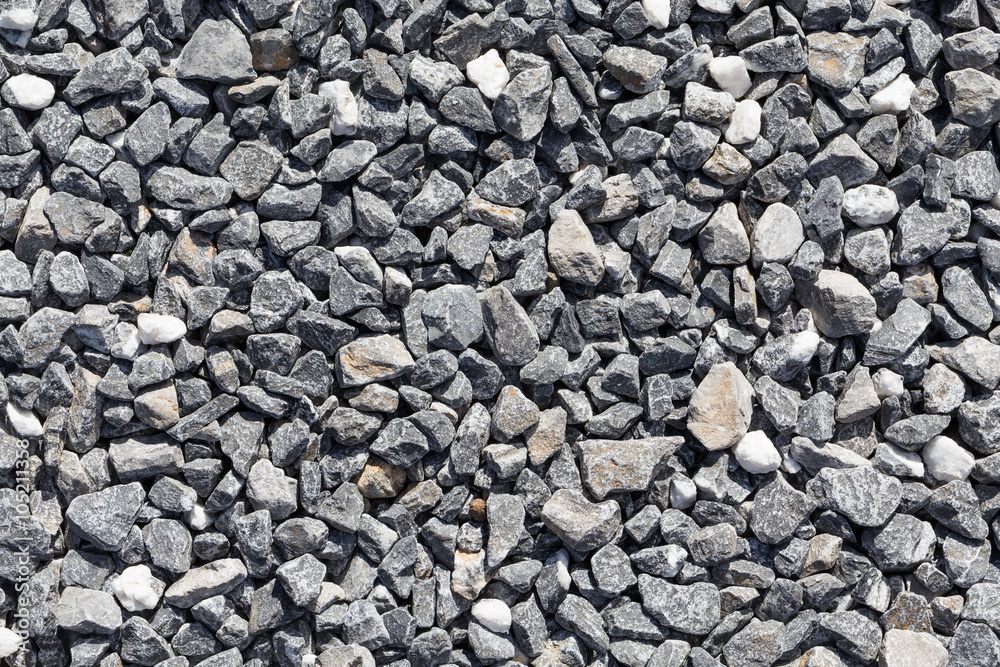 Crushed grey stones Crushed grey stones