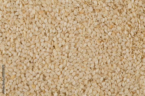 Closeup of lots of sesame seeds