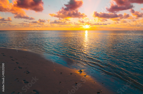 Maldives   tropical sea background sunset 1 