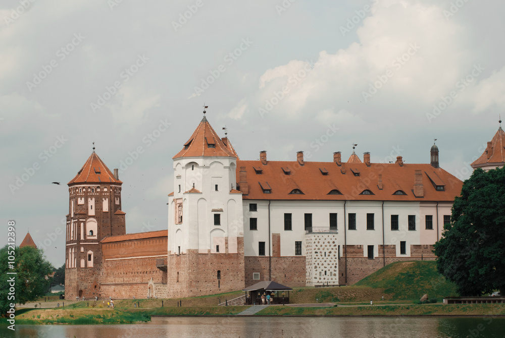 Medieval castle in Mir, Belarus