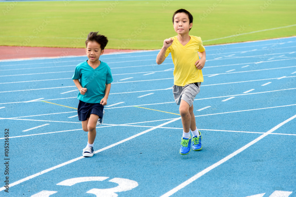 Obraz premium Child running