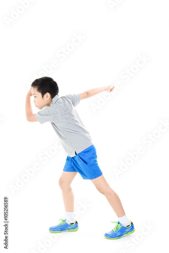 Running boy