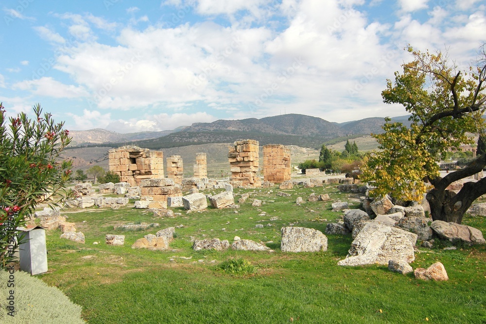 The ancient town Hierapolis, Turkey