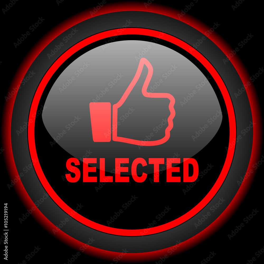 selected black and red glossy internet icon on black background selected black and red glossy internet icon on black background