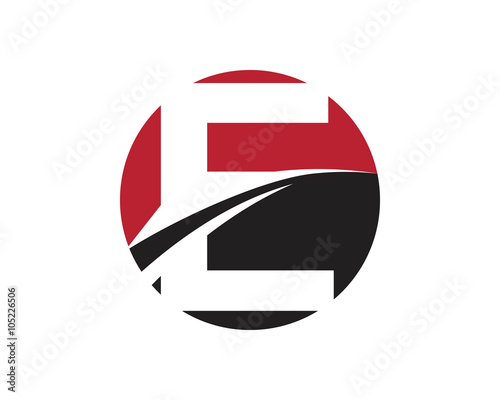 E red letter circle logo