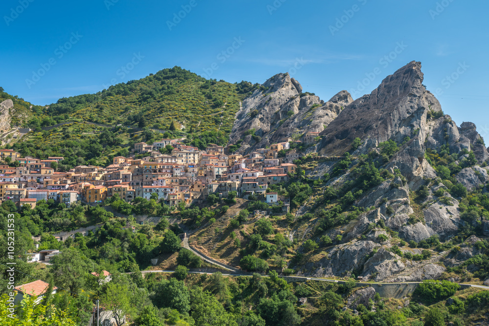 Castelmezzano in Basilicata, one of the most beautiful village in Italy