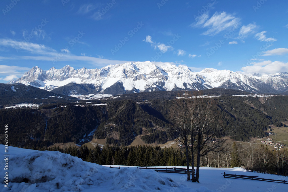 snowy Alps - Dachstein, Austria