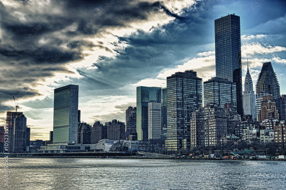 Fototapeta premium Manhattah skyline.