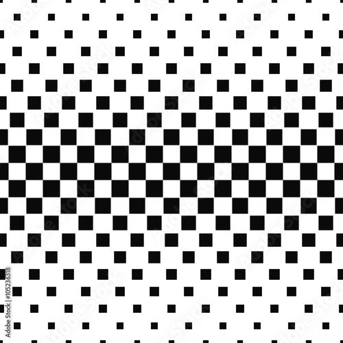 Seamless black and white abstract square pattern