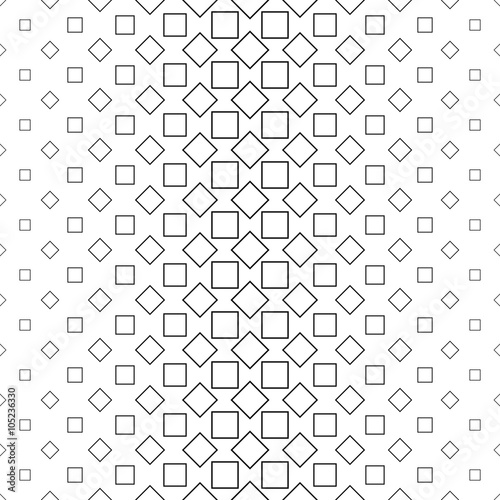 Repeating monochrome vector square pattern