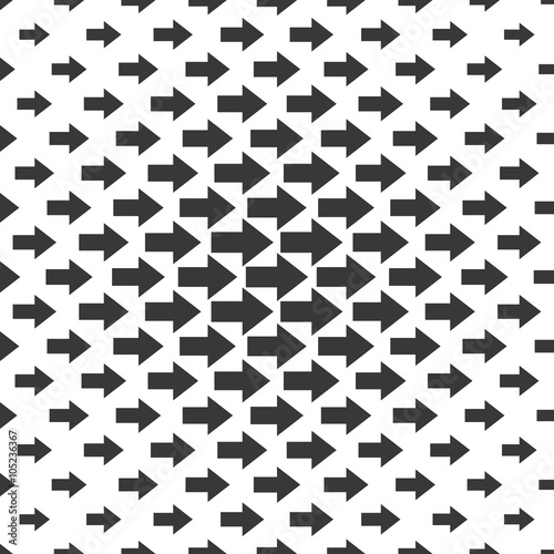Seamless arrow design pattern
