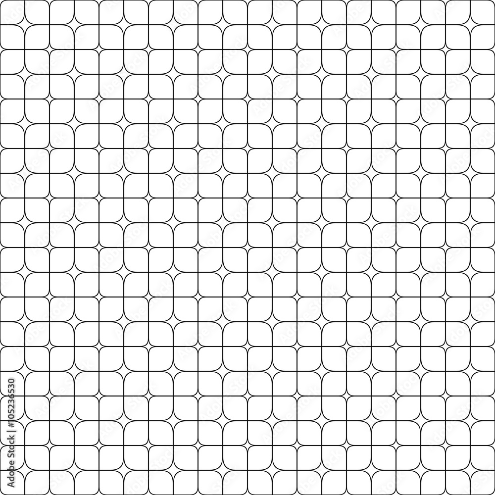 Seamless monochrome star shape grid pattern Seamless monochrome star shape grid pattern