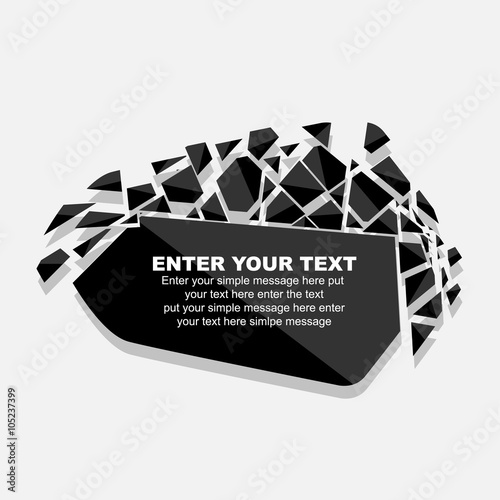 CRUSHED ELEMENTE TEMPLATE MESSAGE STICKER FOURTH EDITION