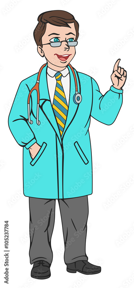 Doctor with a stethoscope Doctor with a stethoscope