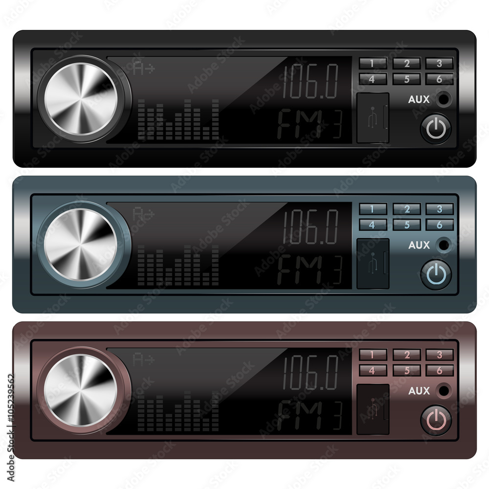 Fototapeta premium Car audio