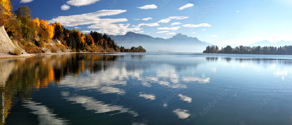 Fototapeta premium Forggensee im Allgäu