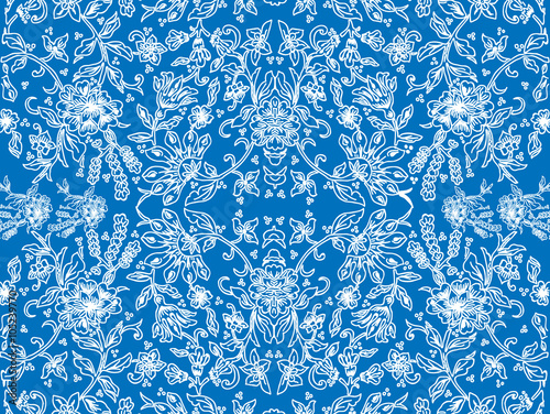 SIMPLE WRAPPING PAPER BLUE TWO