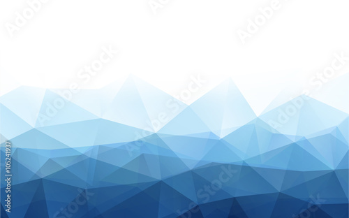 Blue and white abstract background.