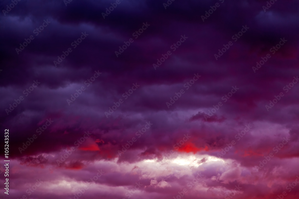 Fototapeta premium Sky before rain