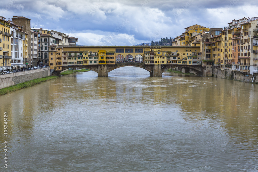 FLORENCE, ITALY - 07 MARCH, 2016: Ponte Vecchio, Florence, Italy